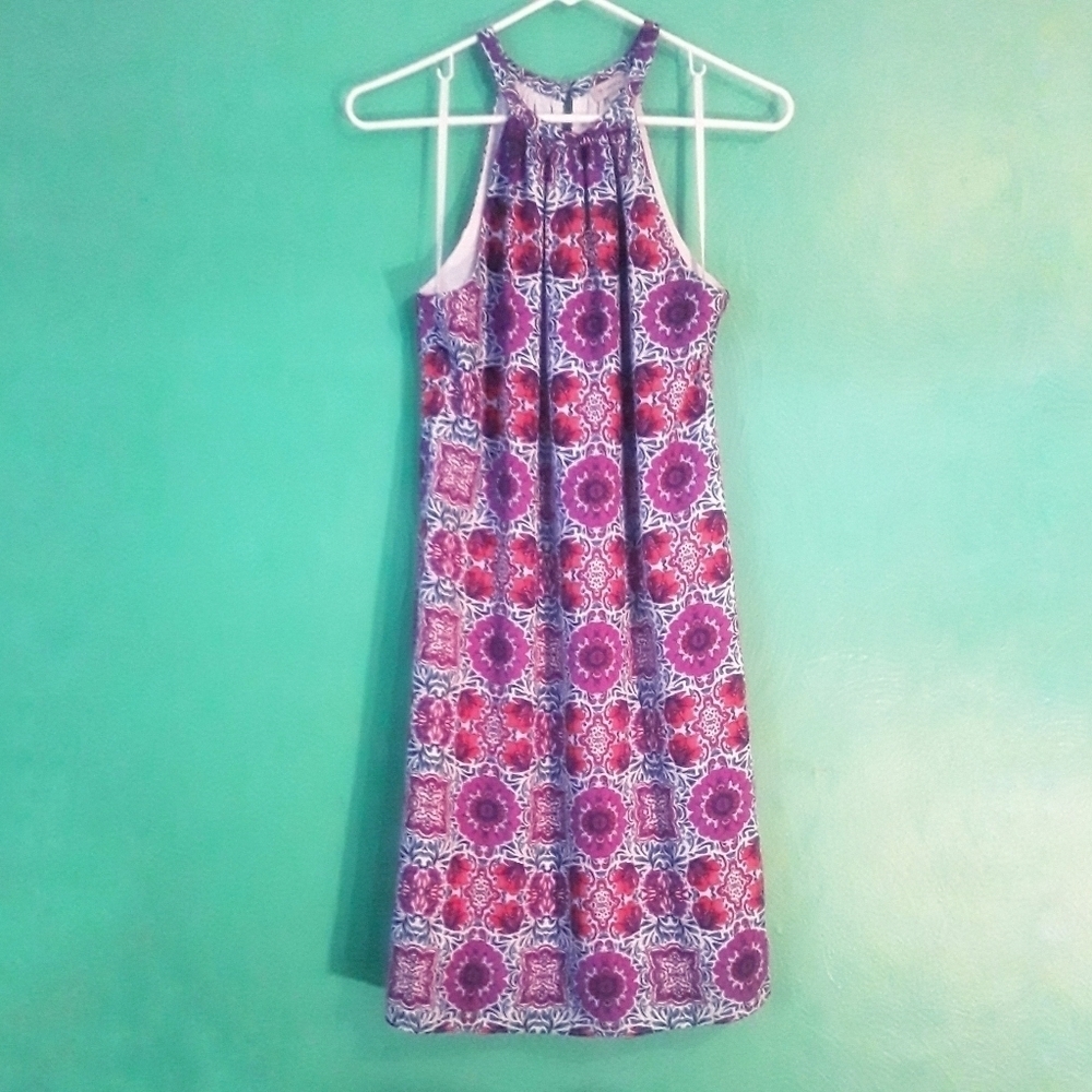 Cremieux Floral Print Halter Dress
